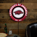 University Of Arkansas Led Metal Lit Wall Sign Decor