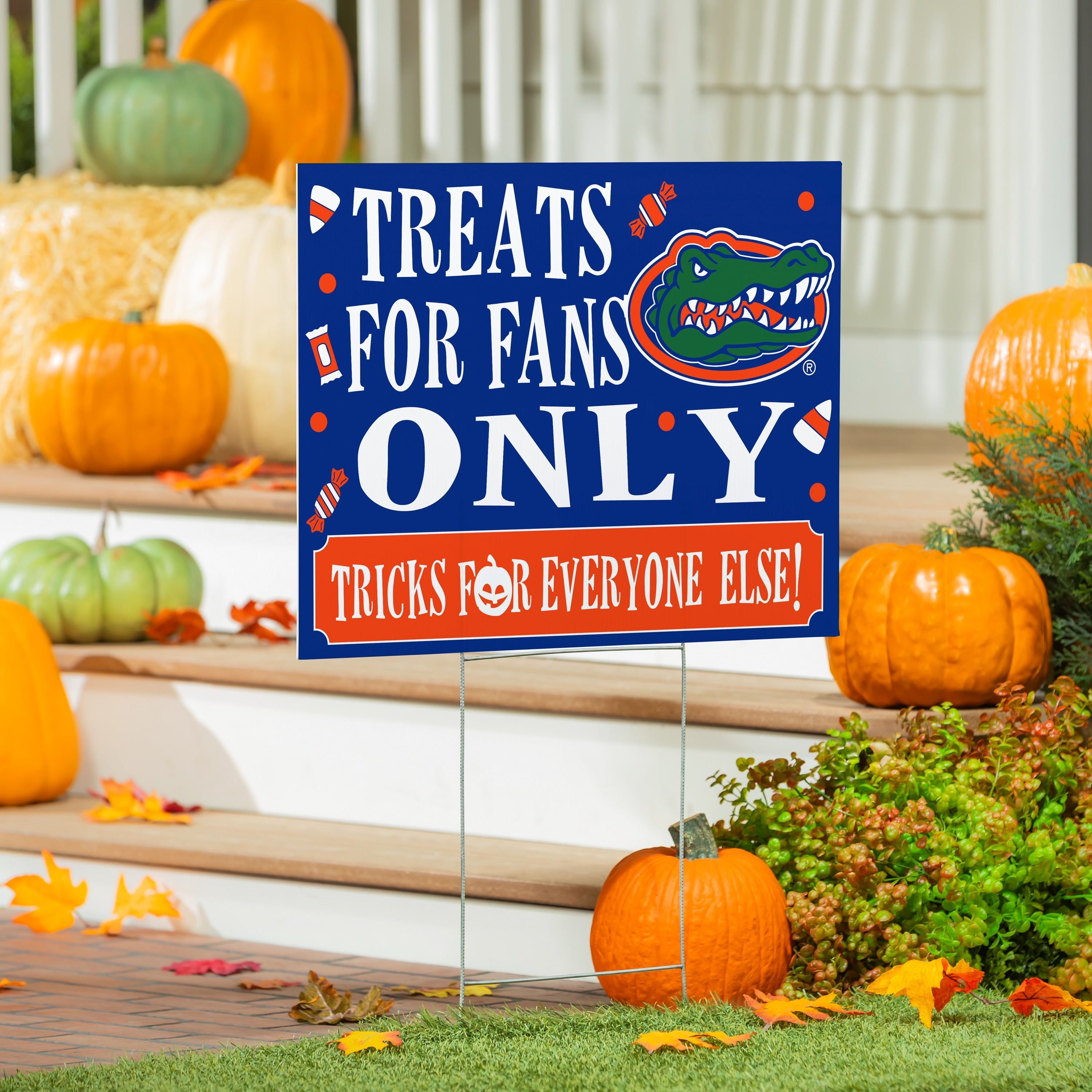 University Of Florida Yard Sign Halloween Treats For Fans