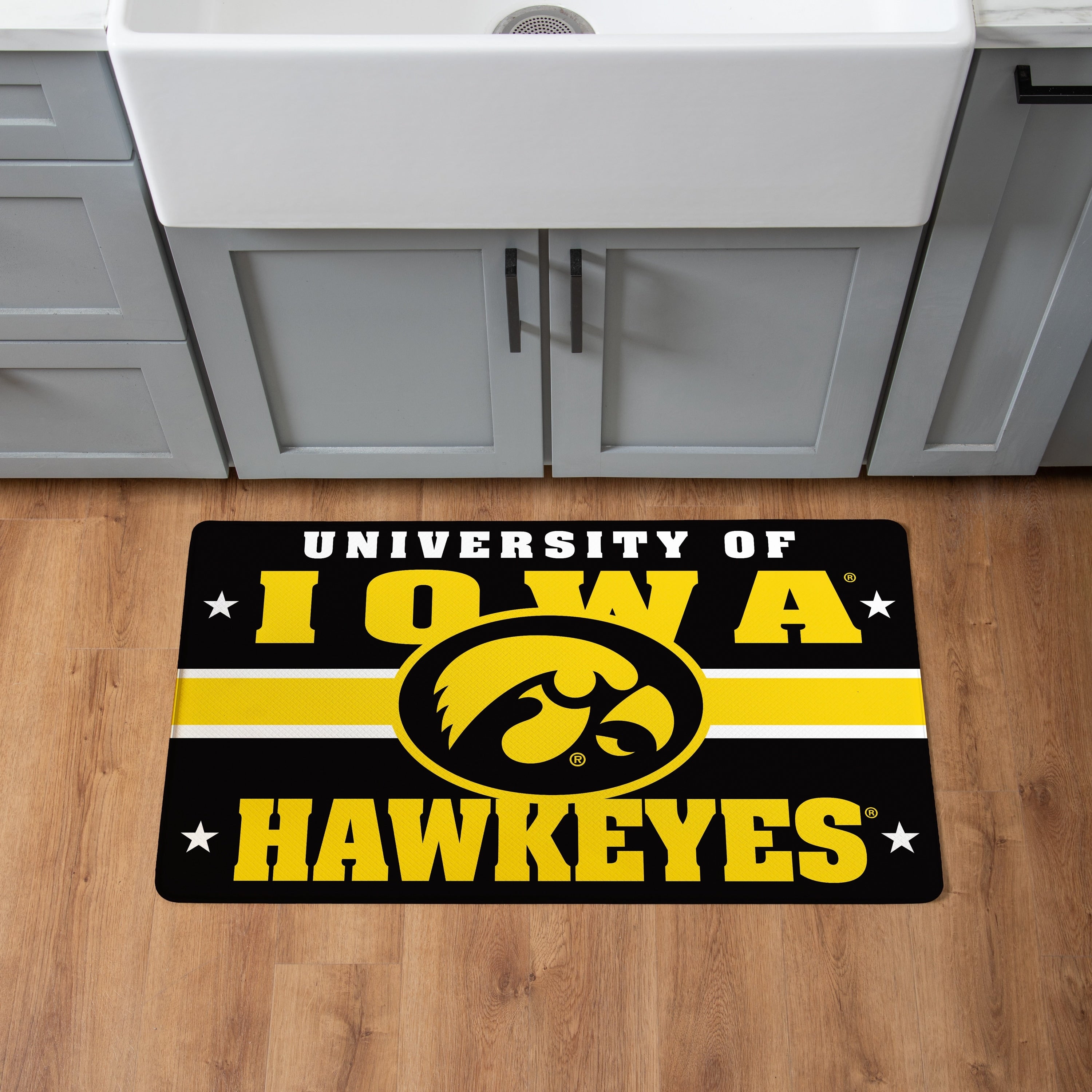 University Of Iowa Anti Fatigue Door Mat 30 X 18