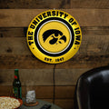 University Of Iowa Led Metal Lit Wall Sign Decor