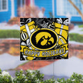 University Of Iowa Yard Sign Happy Holidays 24 X 18