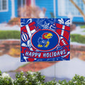 University Of Kansas Yard Sign Happy Holidays 24 X 18
