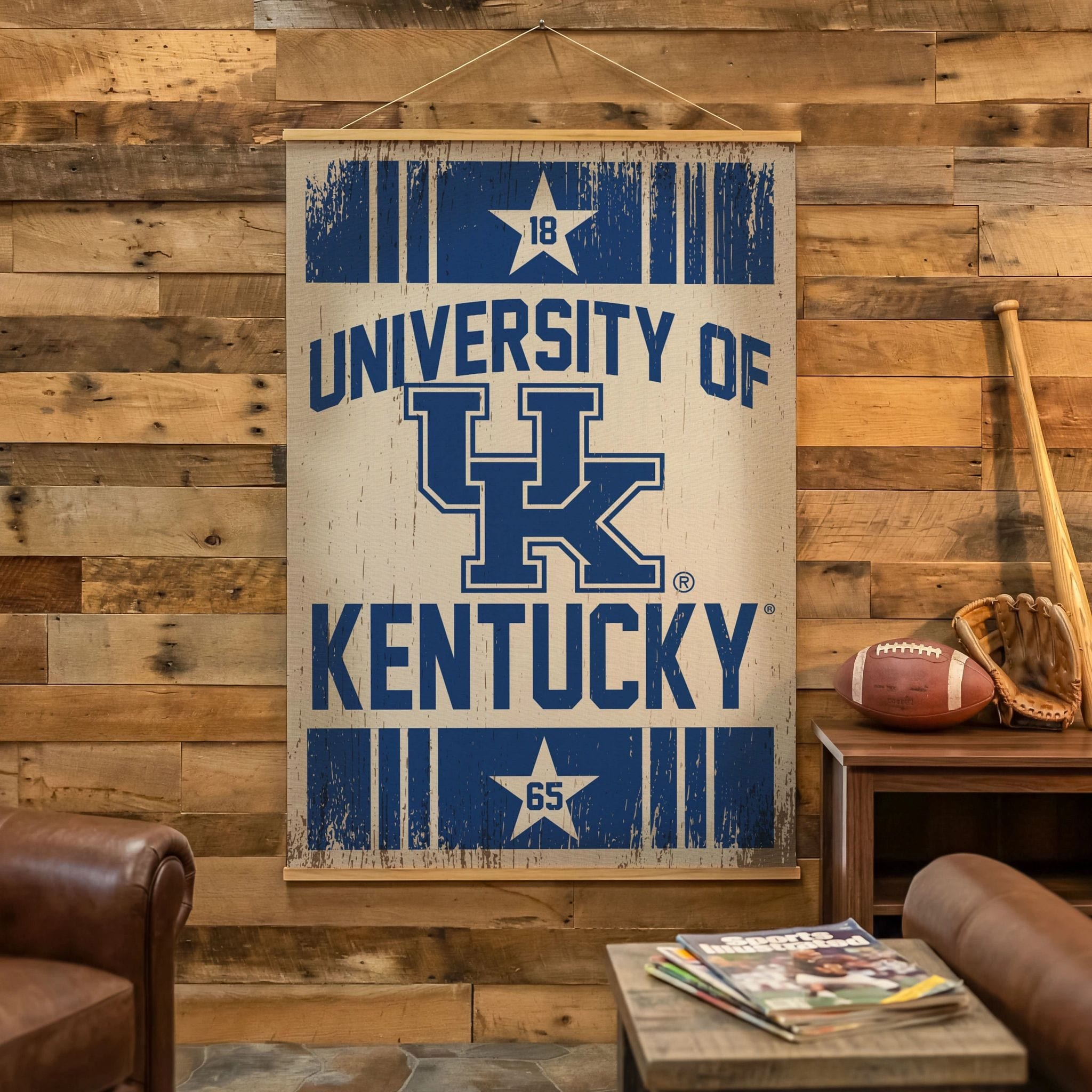 University Of Kentucky Canvas Wall Tapestry