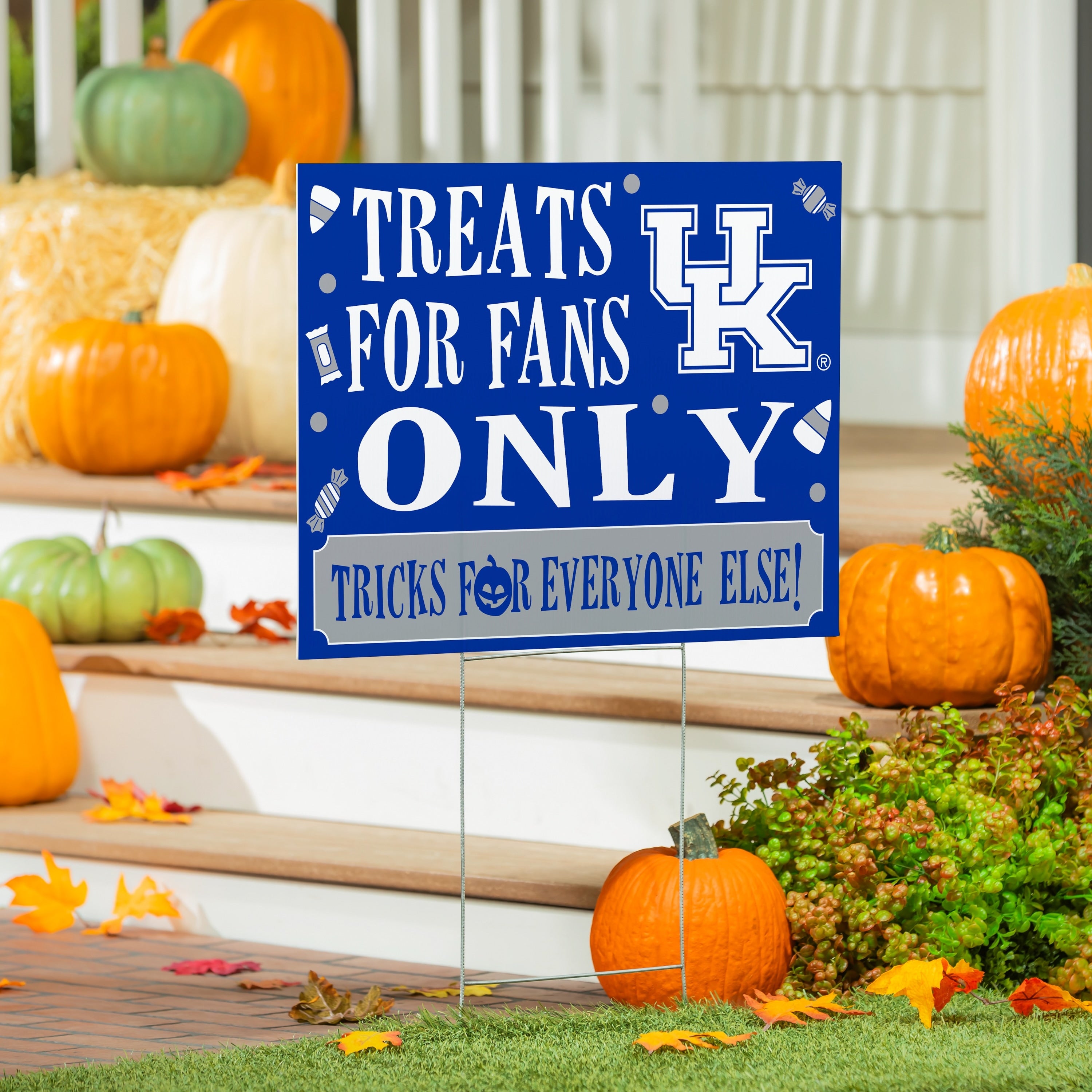 University Of Kentucky Yard Sign Halloween Treats For Fans