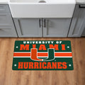 University Of Miami Anti Fatigue Door Mat 30 X 18