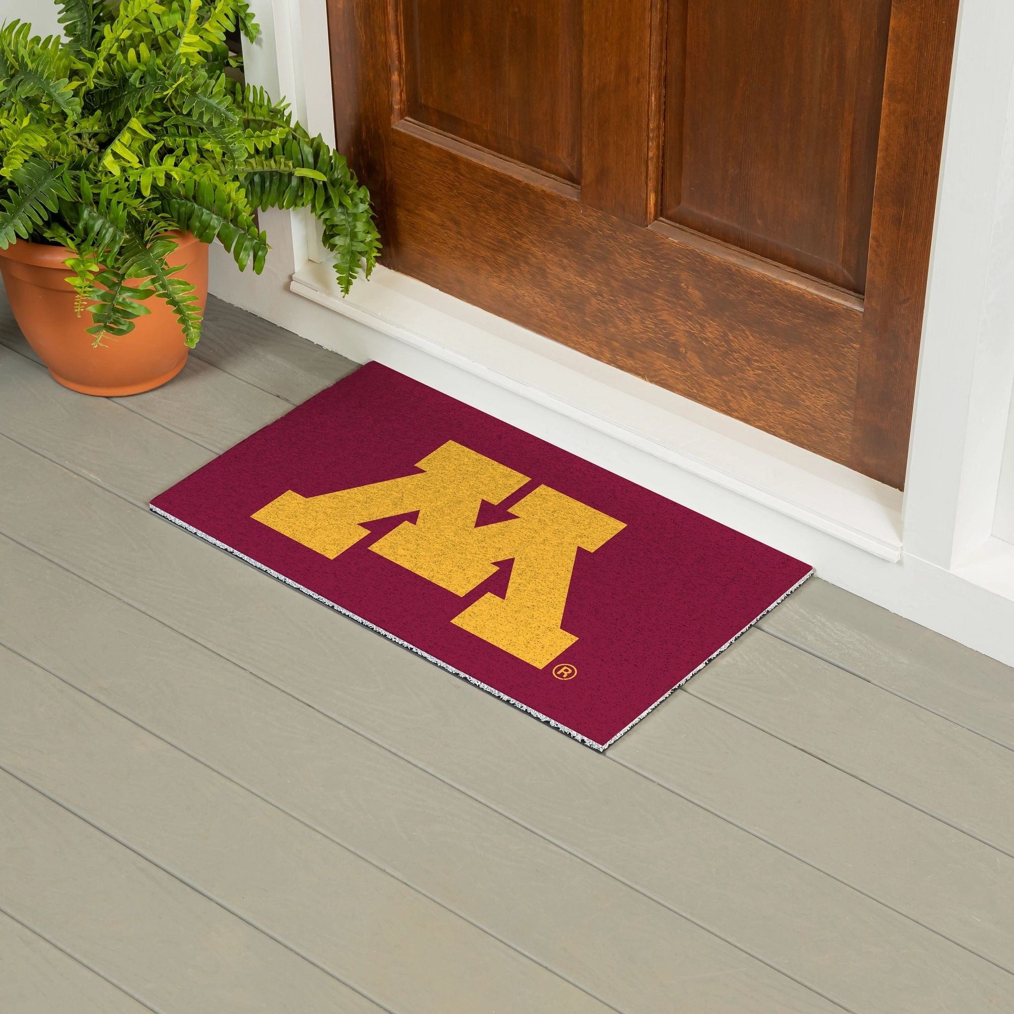 University Of Minnesota 28 In. X 16 In. Full Color Pvc Door Mat 28 X 16
