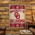 University Of Oklahoma Canvas Wall Tapestry