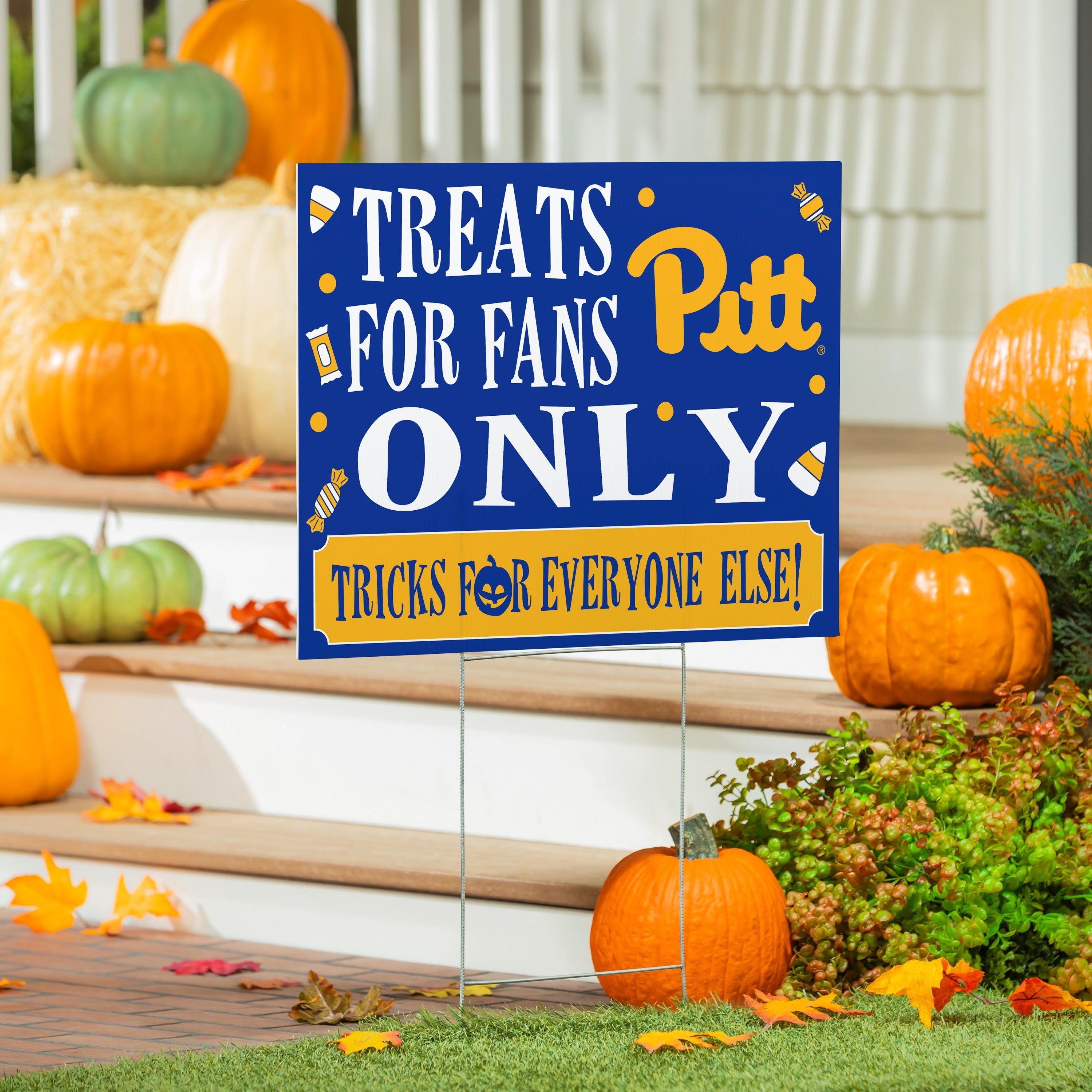 University Of Pittsburgh Yard Sign Halloween Treats For Fans