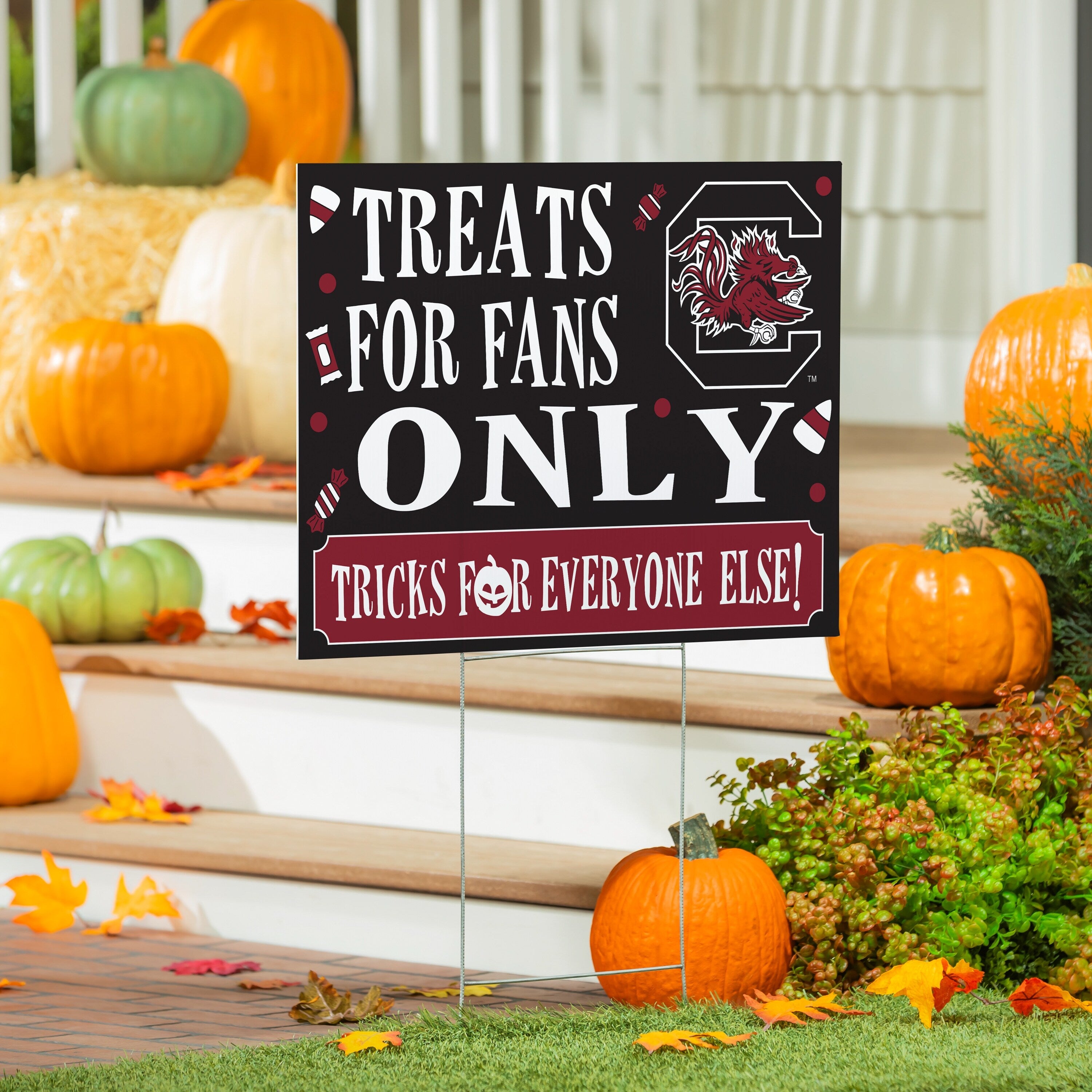 University Of South Carolina Yard Sign Halloween Treats For Fans