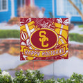 University Of Southern California Yard Sign Happy Holidays 24 X 18