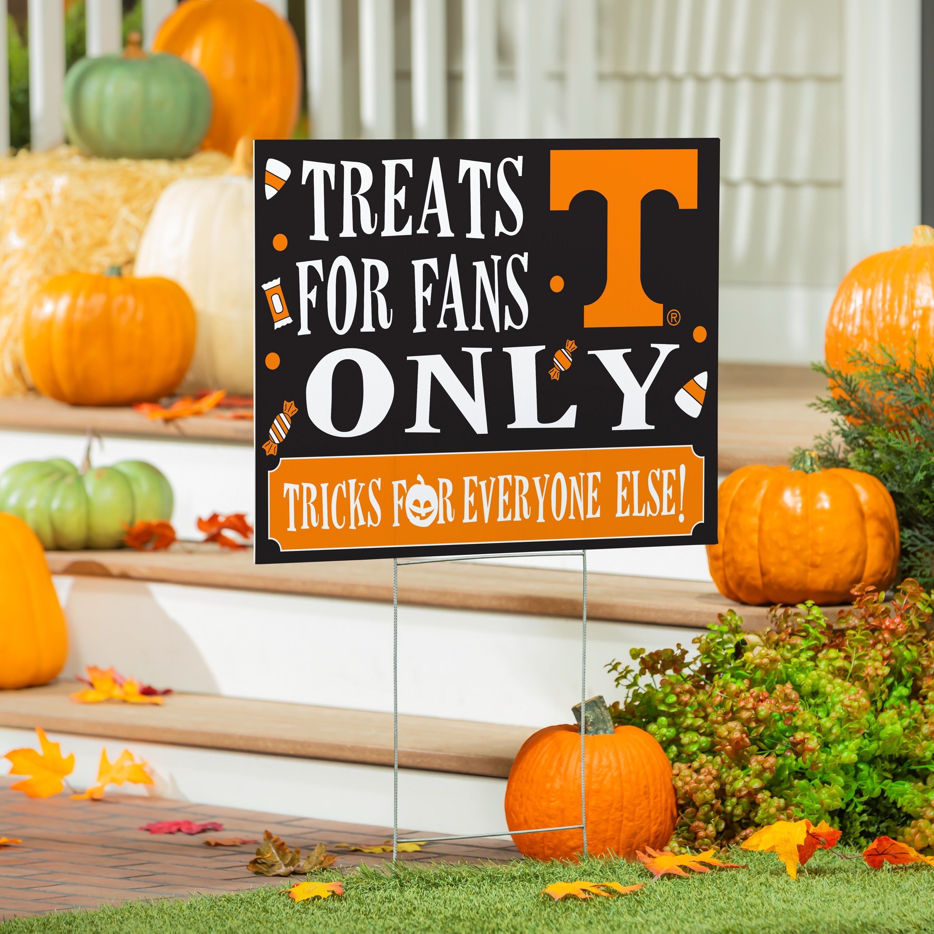 University Of Tennessee Yard Sign Halloween Treats For Fans