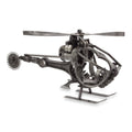 Upcycled Auto Part Sculpture Helicopter Mexico