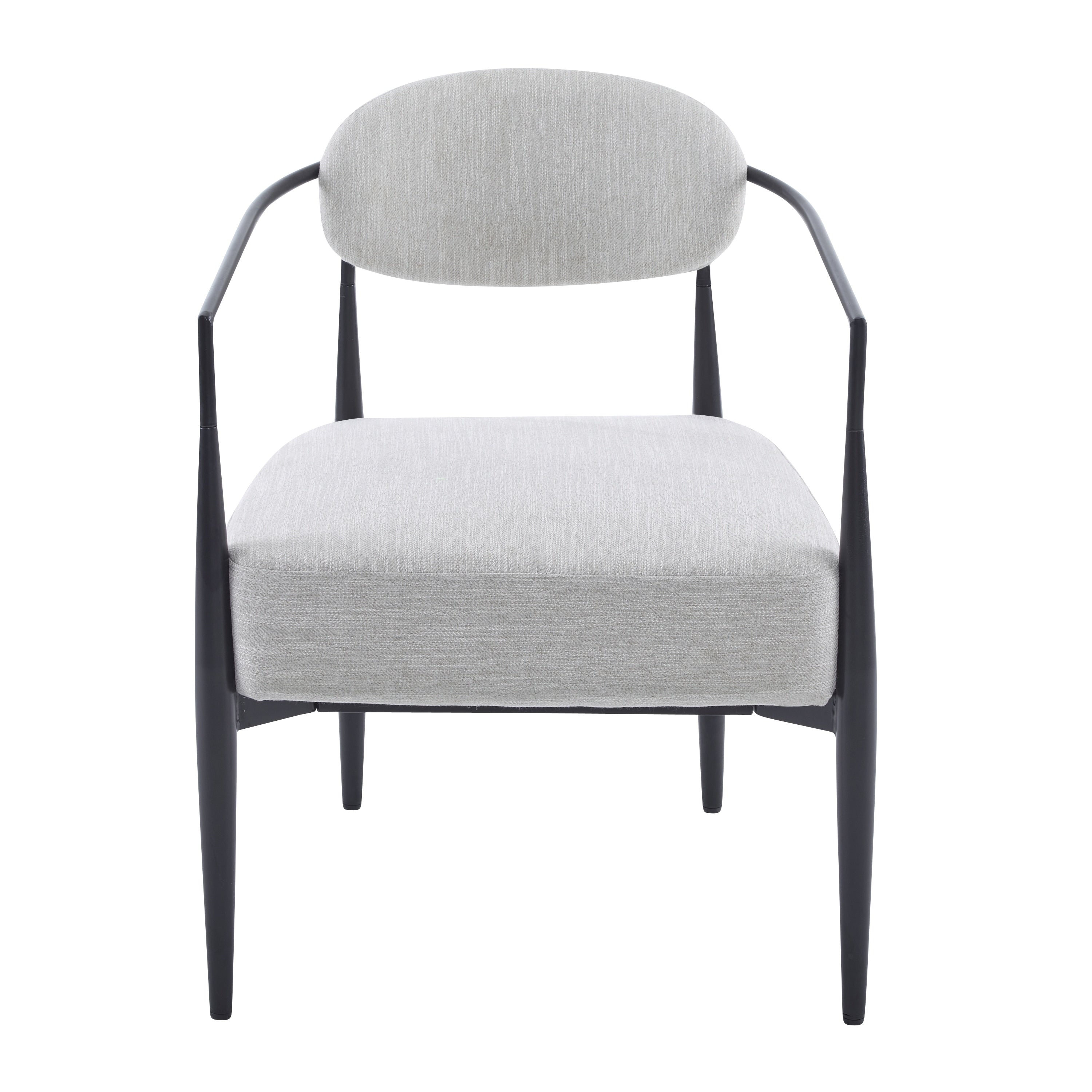 Upholstered Chair Arm Chair Padded Chair Stylish Accent Chair Beige Black Dressing Chair Vanity Chair