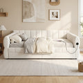 Upholstered Platform Bed With Built In Usb 2 Front Storage Drawers By Harper Bright Designs