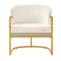 Upholstered Reading Chair Armchair With Metal Frame Accent Chair Sofa Chair Leisure Chair Padded Chair