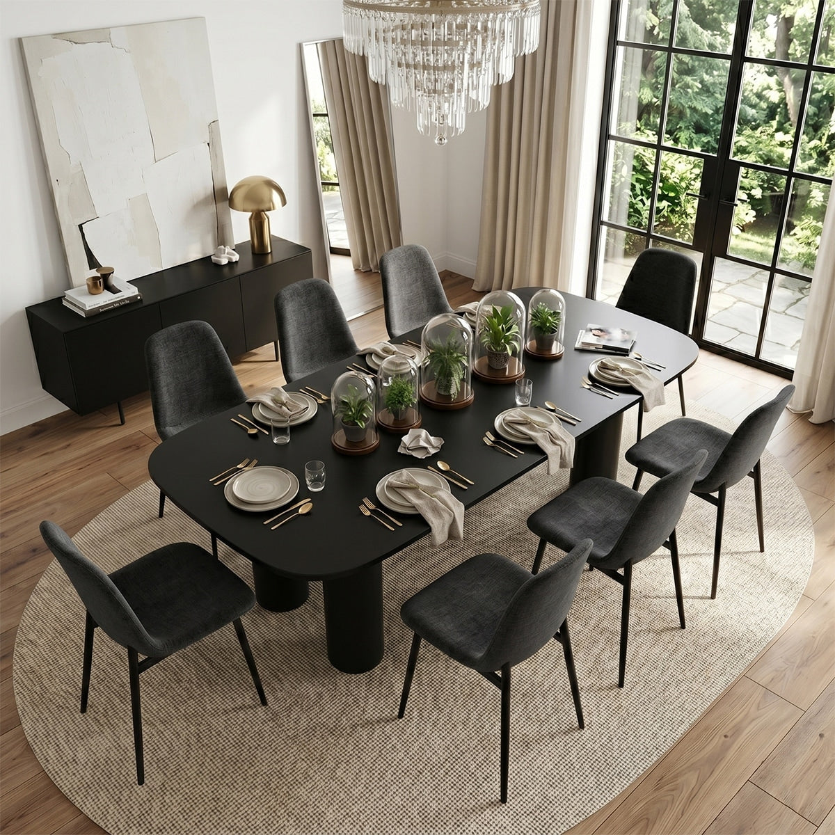 Upholstered Side Chair Set Of 8