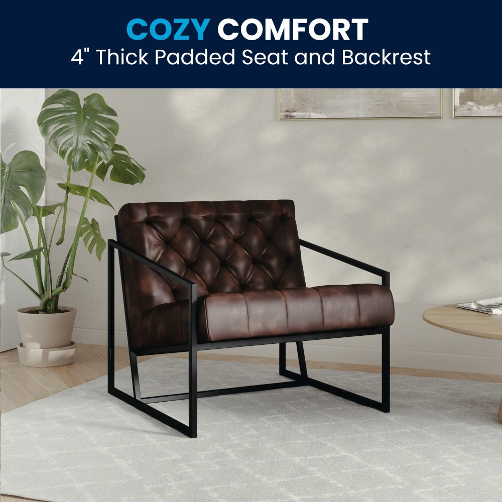 Hercules Madison Series Tufted Lounge Chair