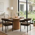 Upholstered Velvet Armchair Set With Metal Legs Set Of 2