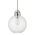 Capital Lighting Urban Collection 1 Light Polished Nickel Mini Pendant