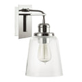 Capital Lighting Urban Collection 1 Light Polished Nickel Wall Sconce