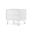Urban Designs Linear Collection 2 Drawer Nightstand