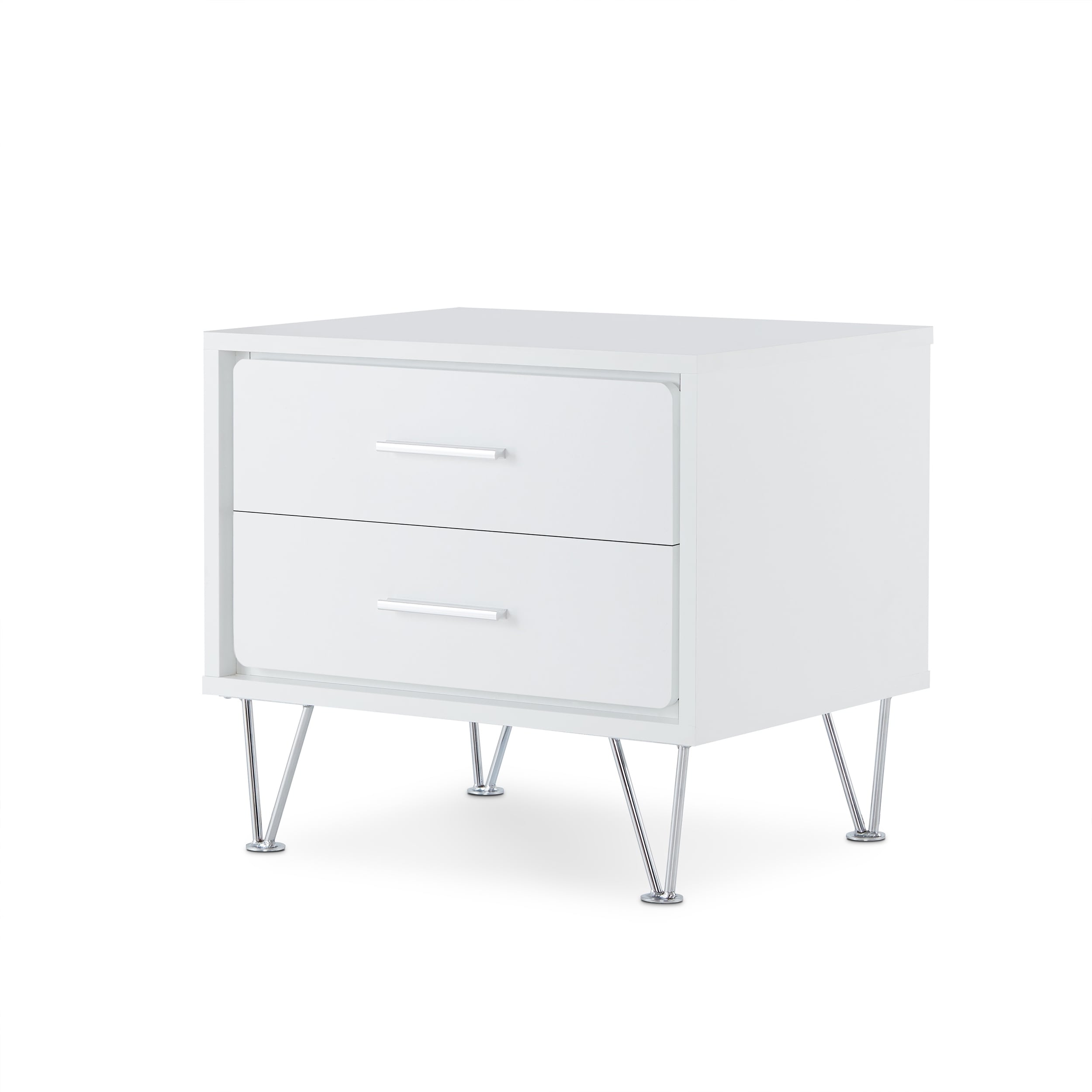 Urban Designs Linear Collection 2 Drawer Nightstand