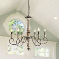 6 Light Rustic French Country Chandeliers Ceiling Lights
