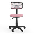 Urban Shop Rolling Mesh Chair With Text