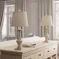 Urbanest Marion Table Lamps Set Of 2 Weathered White