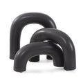 Urbean Ceramic Sculpture Set Of 3 9.5H X 9.5W X 2D