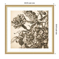 Urn Arrangement No. 3 By Wild Apple Portfolio Wood Framed Wall Art Print
