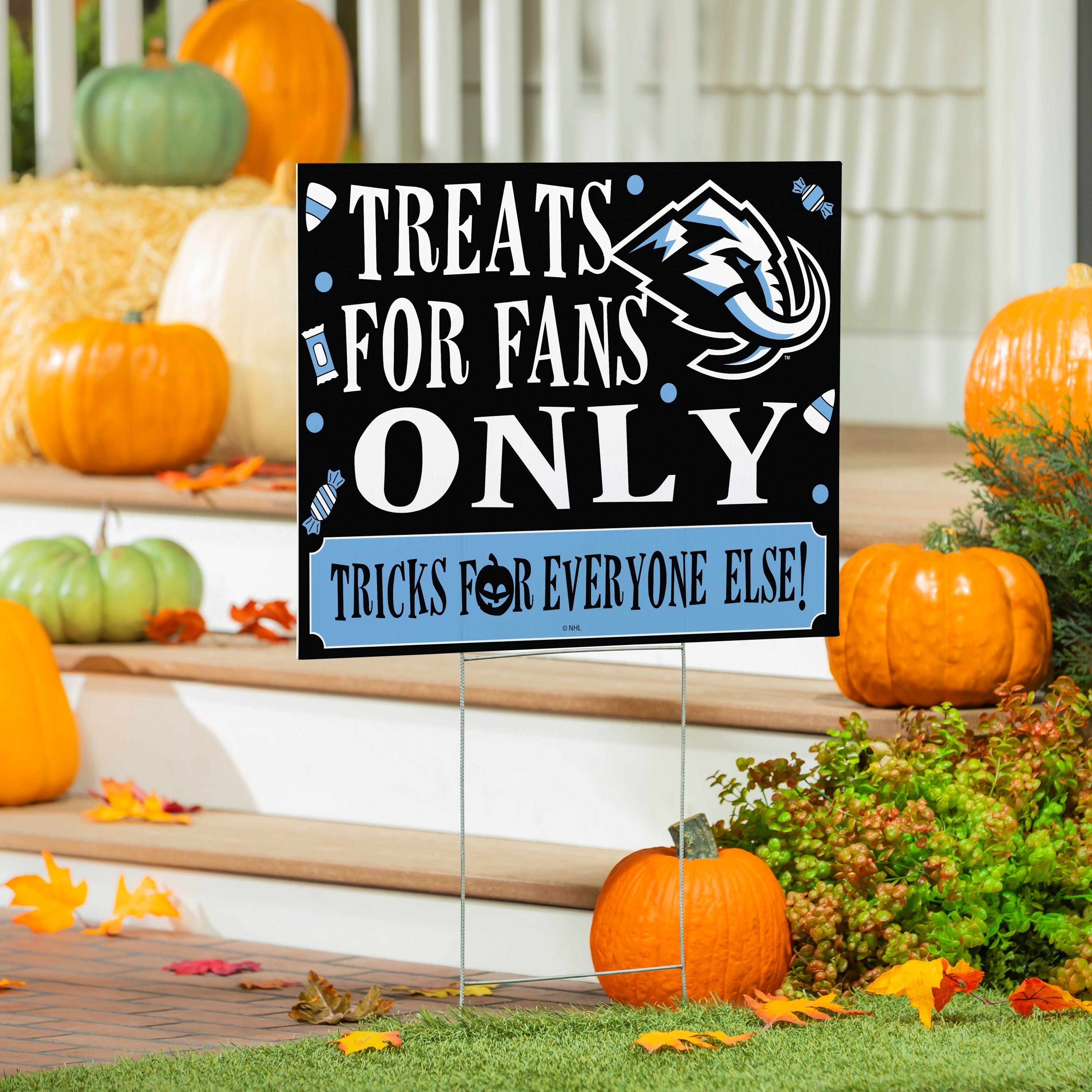 Utah Mammoth Yard Sign Halloween Treats For Fans