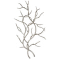 Uttermost 04053 Silver Branches 20 1 2 Inch X 36 5 8 Inch Botanical Wall Sculptu Bright Silver Leaf