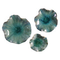 Uttermost 04100 Botanical 11 Wide Ceramic Wall Art By Billy Moon Green