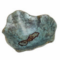 Uttermost 04178 Teo Wood Bowl Wall Art Set Of 3 Soft Caribbean Blue
