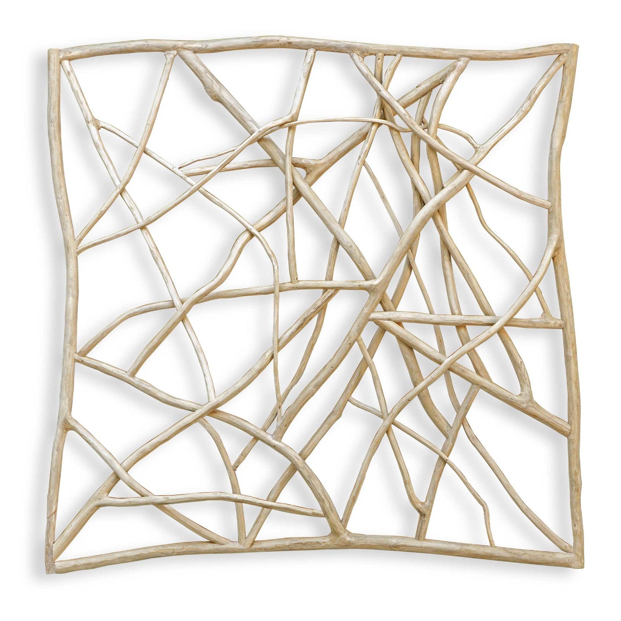 Uttermost 04384 Tangled Up 47 Tall Teak Wood Botanical Wall Sculpture