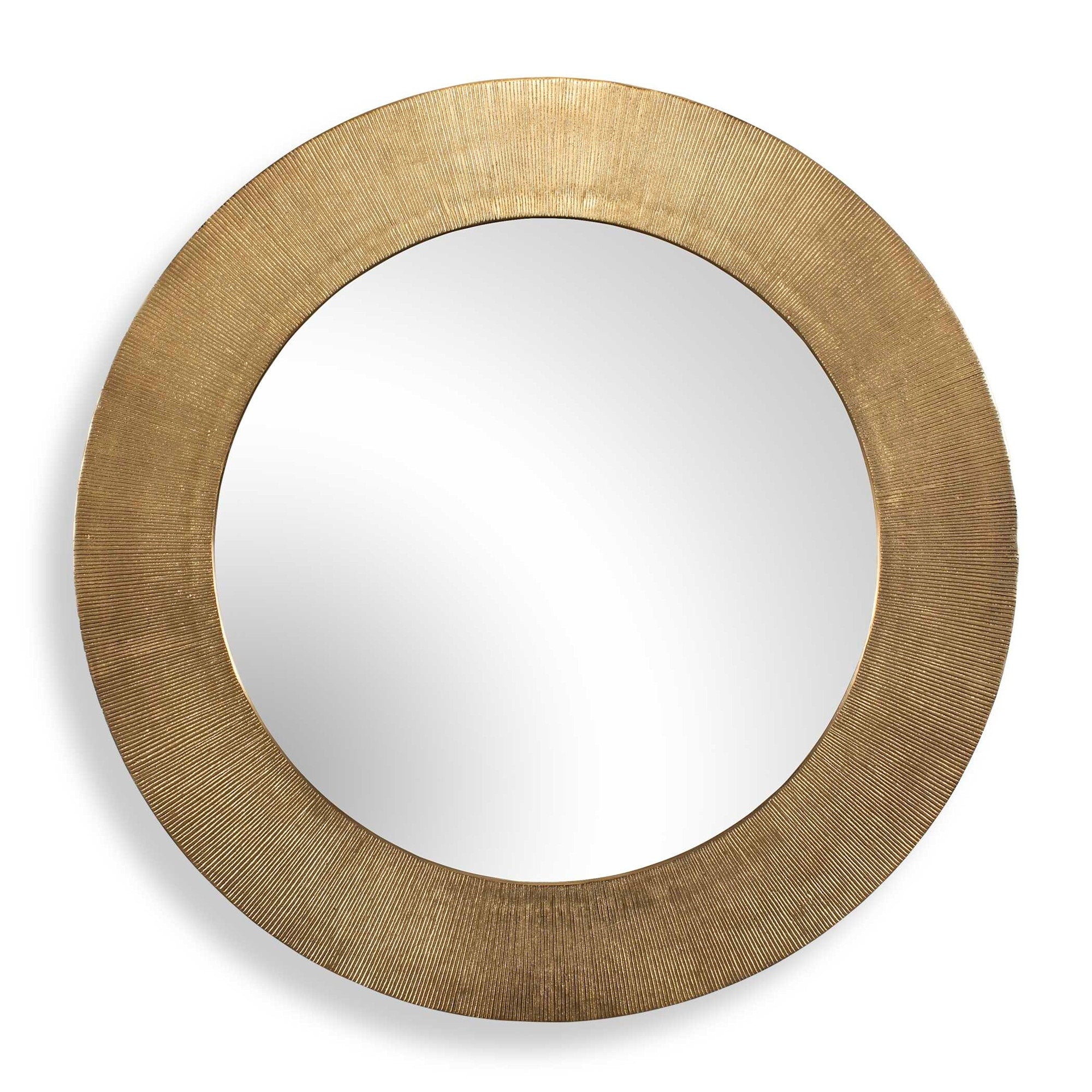 Uttermost 08276 Tano 41 Diameter Circular Flat Aluminum Framed Accent