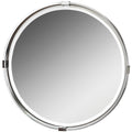 Uttermost 9109 Tazlina 29 Wide Metal Mirror Brushed Nickel