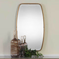 Uttermost 9145 Canillo Forged Metal Frame Beveled Mirror Antiqued Gold