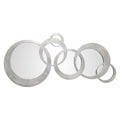 Uttermost 09303 Odiana 70 Inch Wide Specialty Framed Flat Mirror By Matthew Will Antiqued Silver Leaf