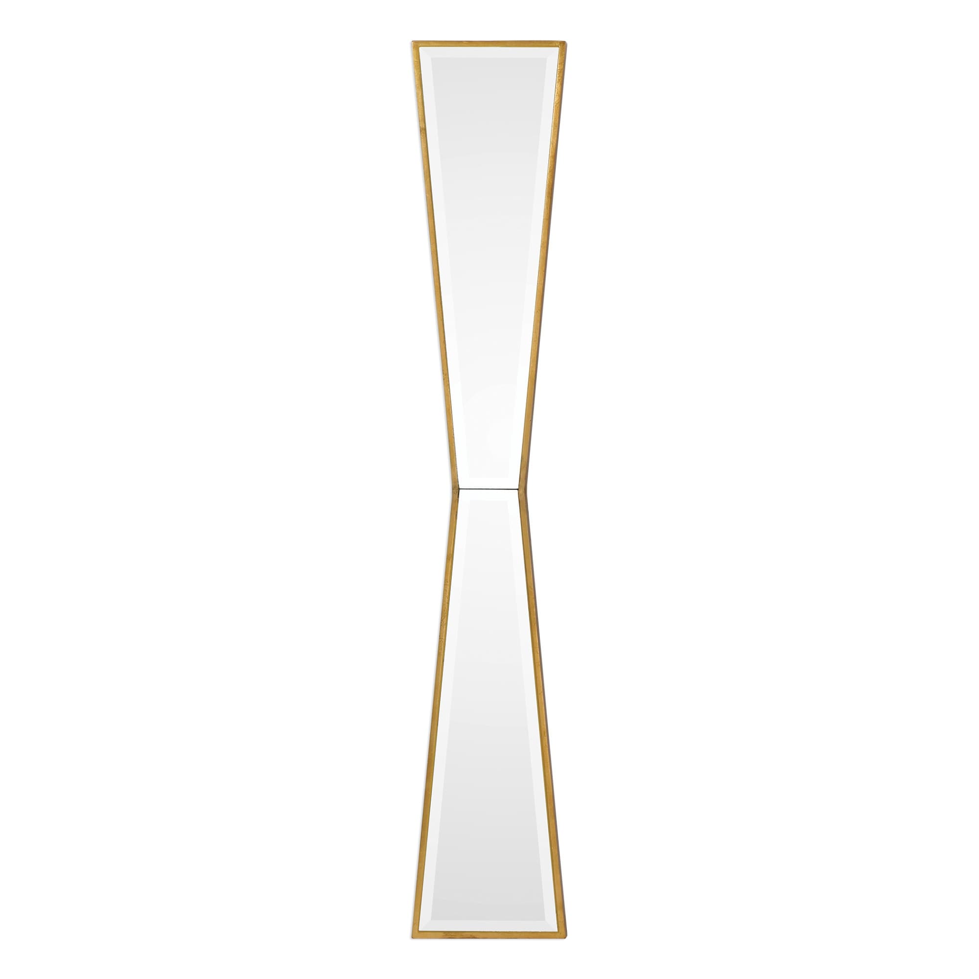 Uttermost 09381 Corbata 10 Inch Wide Specialty Framed Beveled Mirror By David Fr Antiqued Gold Leaf