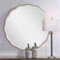 Uttermost 09611 Uttermost 09611 Aneta 42 Circular Beveled Framed Accent Mirror Aged Gold