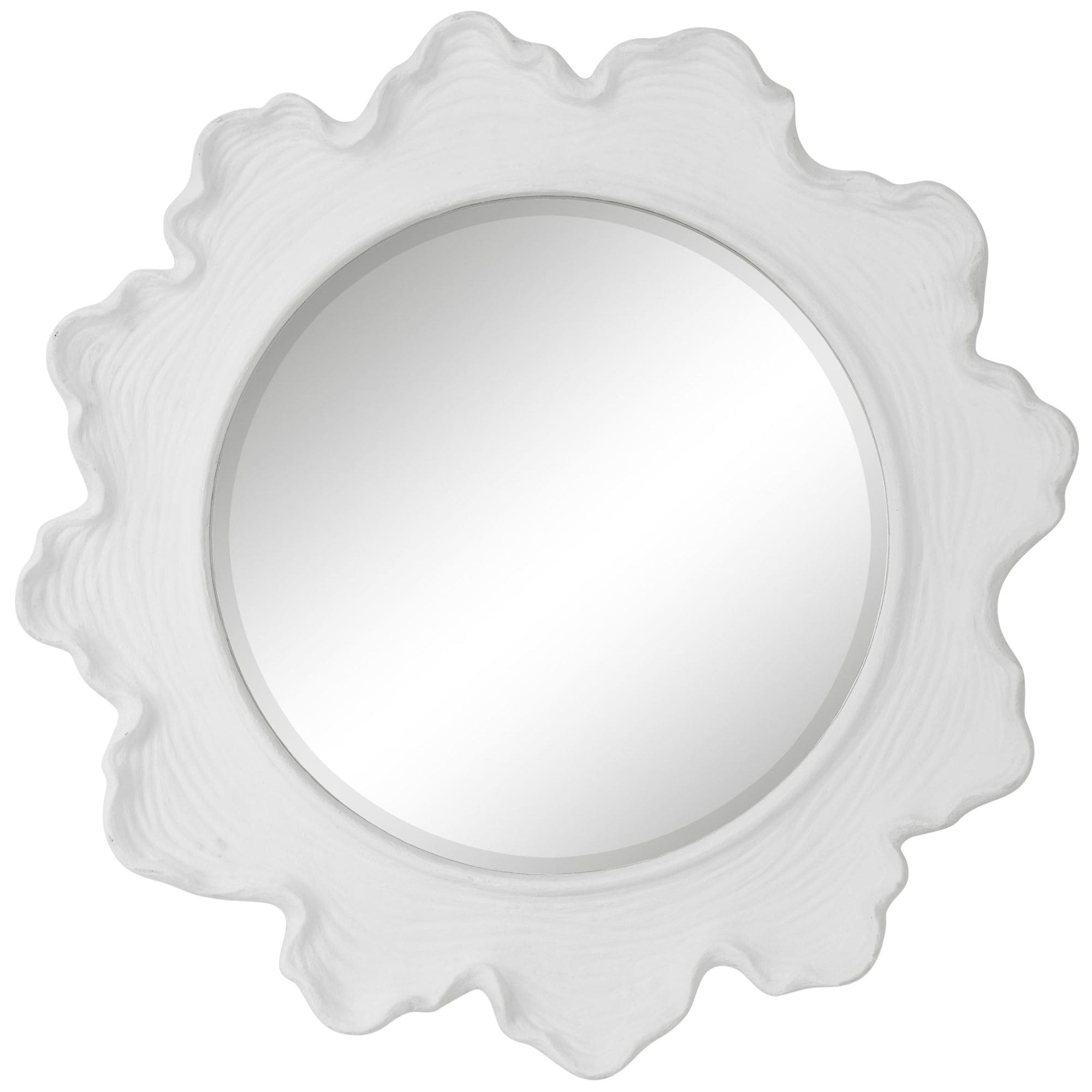 Uttermost 09797 Sea Coral 33 5 8 Diameter Circular Framed Bathroom