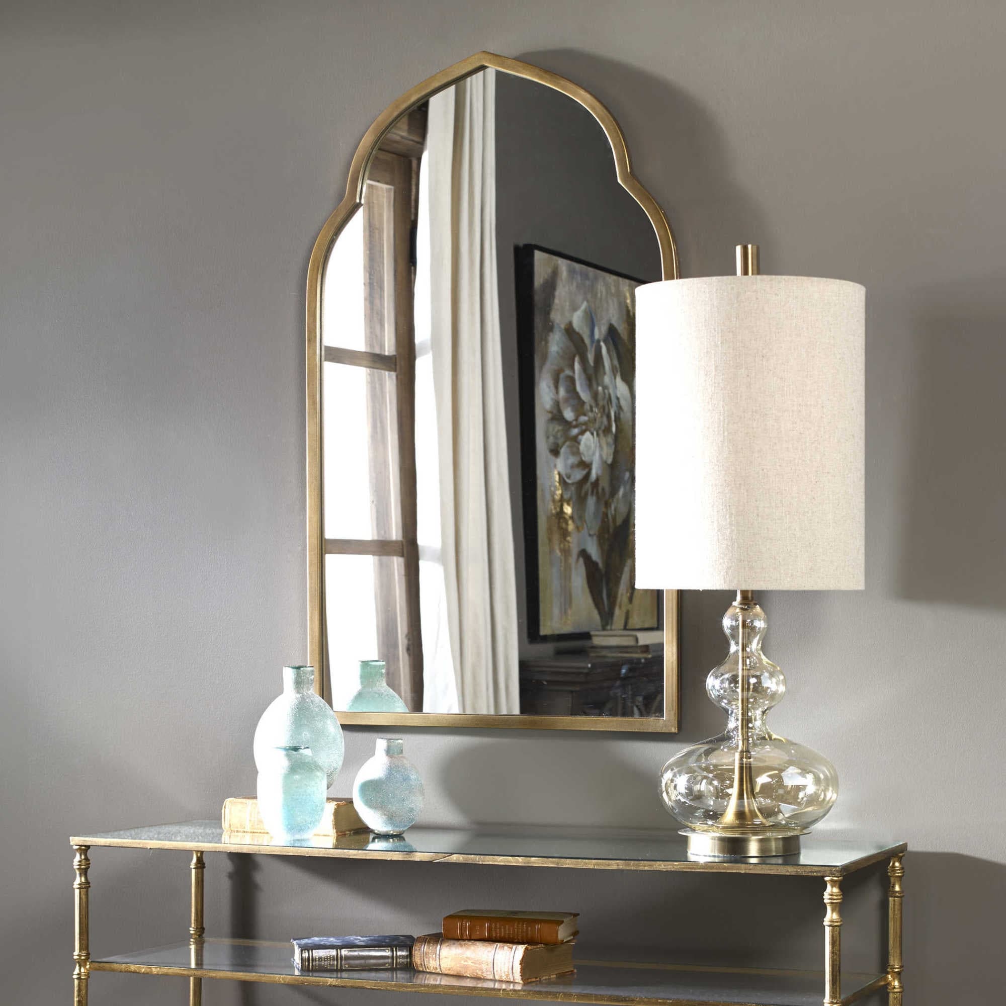 Uttermost 12907 Kenitra 40 X 24 Wall Mirror Antiqued Gold