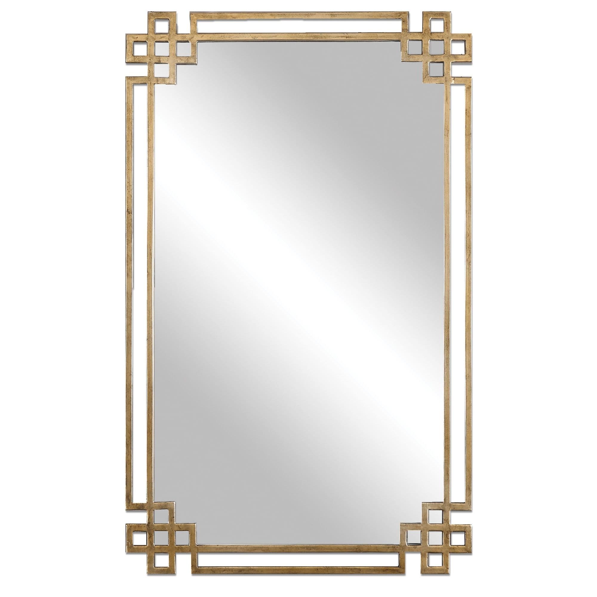 Uttermost 12930 Devoll Rectangular Mirror Designed By Grace Feyock Oxidized Gold