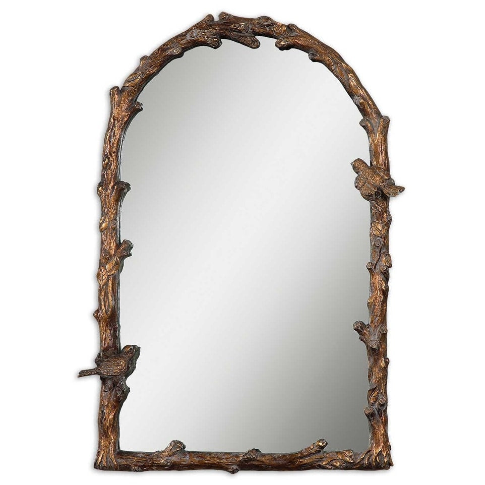 Uttermost 13774 Paza Arch Mirror Antique Gold Leaf