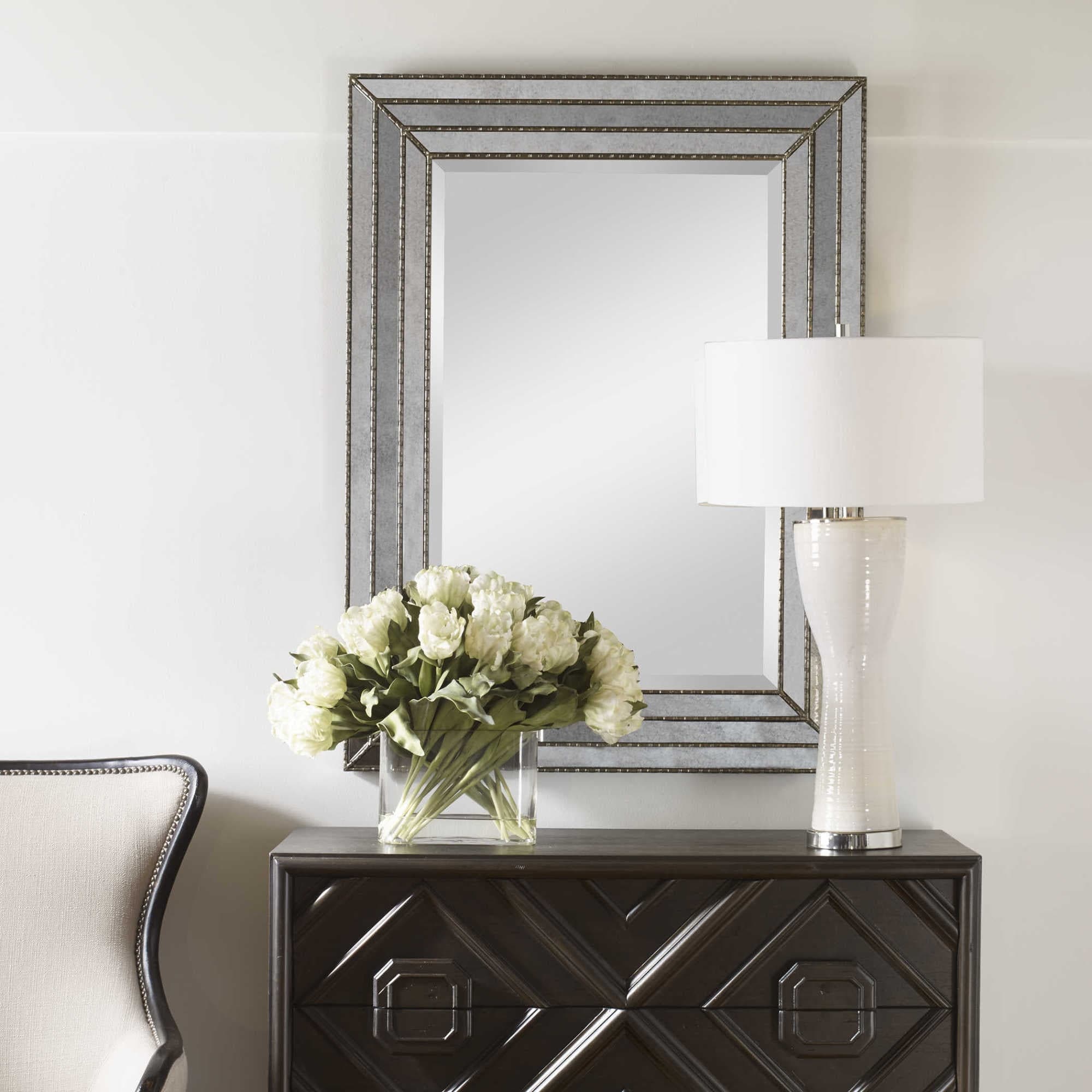 Uttermost 14465 Seymour Mirror Burnished Silver