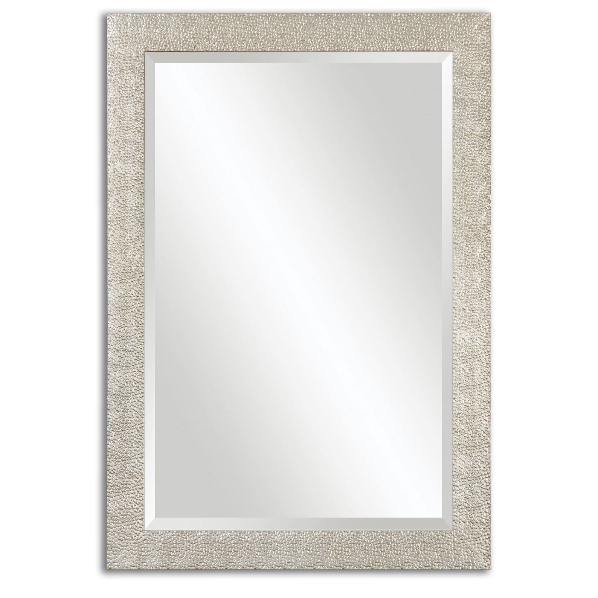 Uttermost 14495 Porcius Antiqued Texture Mirror Antiqued Silver