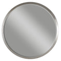 Uttermost 14547 Serenza Circular Mirror Designed By Jim Parsons Silver Leaf