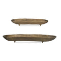 Uttermost 18254 Stratum 34 Wide Aluminum Decorative Bowls Set Of 2